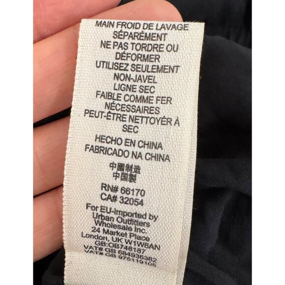 Free People black sequin pantsuit jumpsuit Swiftly boho sz S - Picture 9 of 9